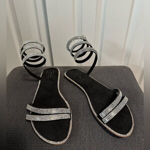 Shu Shop Deidre Ankle Wrap Sandal Size 10